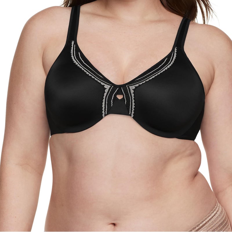 Olga Women's Butterfly Effect Minimizer Bra, Black, 38DD - Image 1